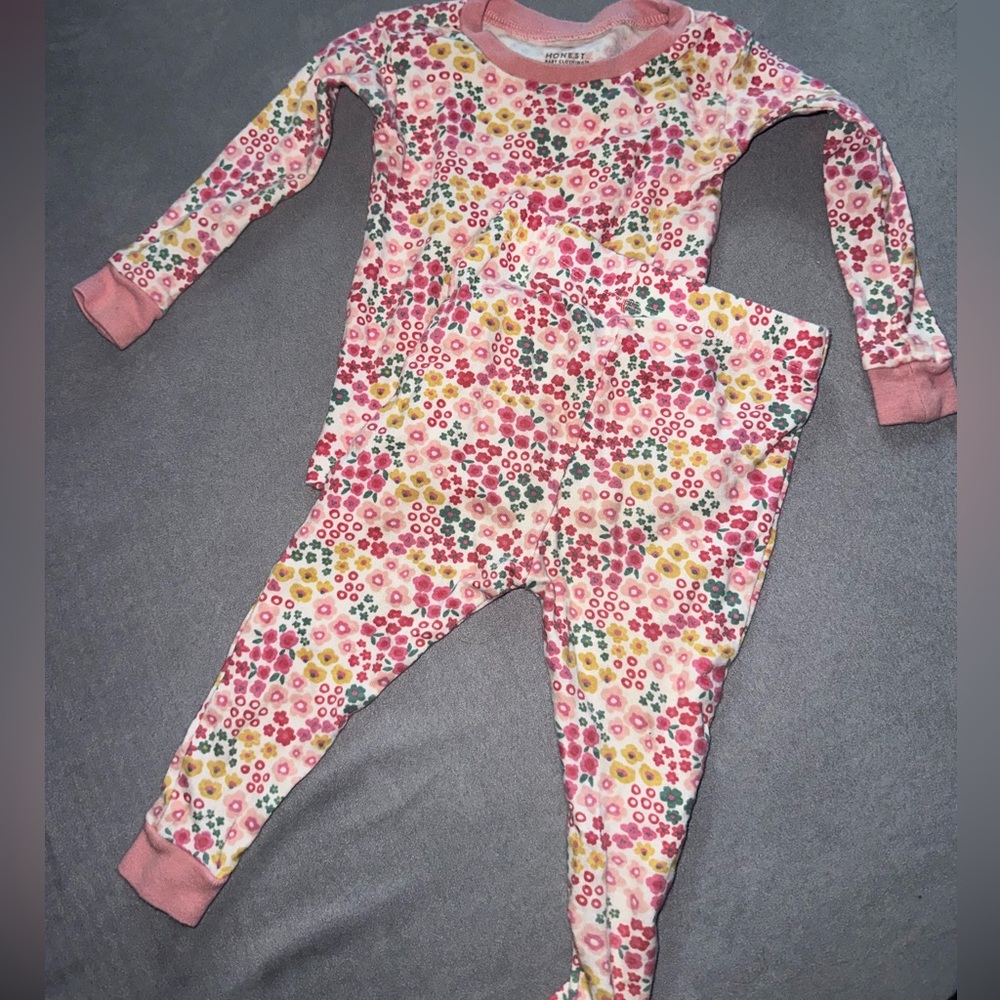 Floral pajamas